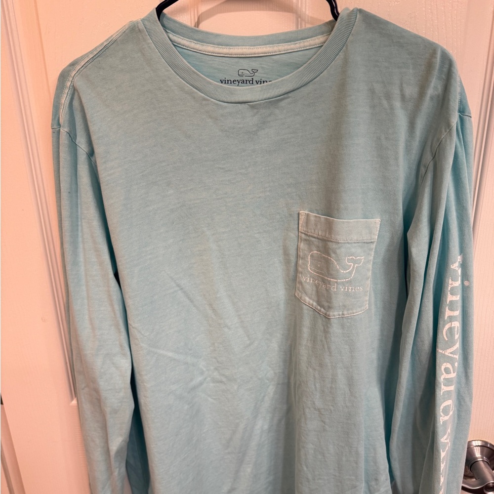 Vineyard Vines Blue Long Sleeve Tee